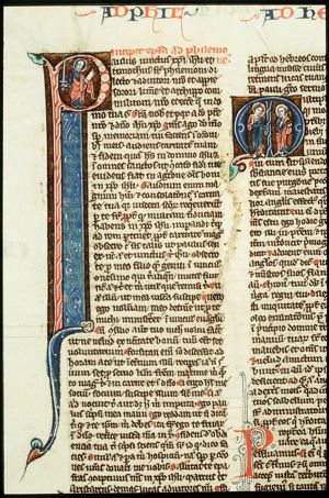 St. Paul holding a sword and a book