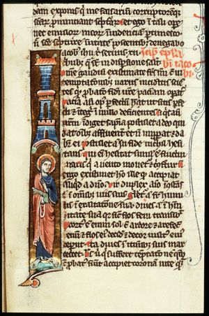 St. James the Less holding a book