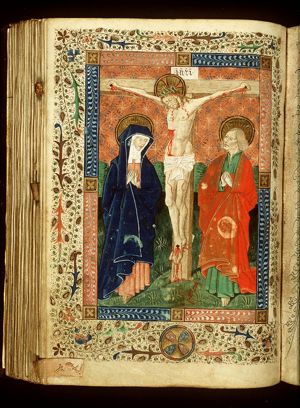 The Crucifixion, with Mary and St. John