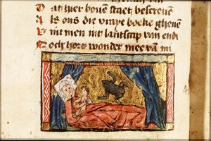 People among whom the women, when bearing a child, give birth to a toad first