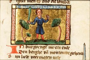 A man with a crop