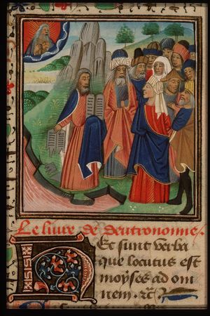 Moses breaks the Tables of the Law