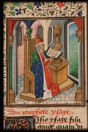 The prophet Isaiah