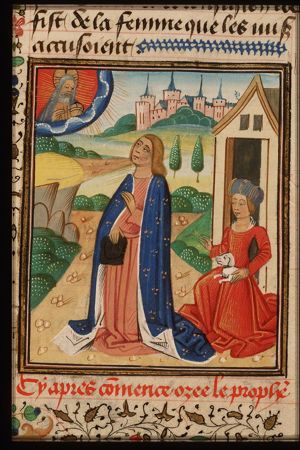 The prophet Hosea and his wife Gomer
