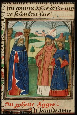 Haggai speaks to Zerubbabel and Joshua, son of Josedech