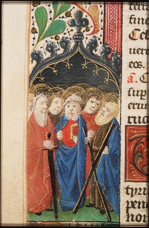 St. Paul, St. Peter, St. John the Evangelist, St. Andrew and other saints (All Saints)