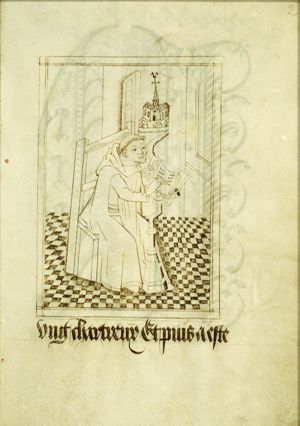 An anonymous Carthusian monk writing his 'Speculum animae peccatoris'