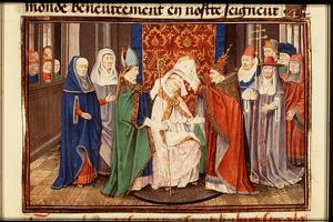 St. Hubert of Liège is consecrated bishop by Pope Sergius