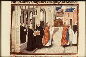The body of St. Hubert of Liège is transferred to the abbey of Andage