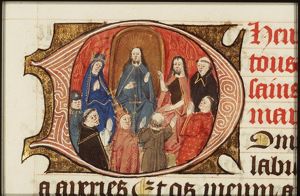 Christ enthroned with Mary and saints (All Saints)