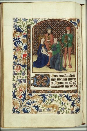 The adoration of the Christ-child by the Magi