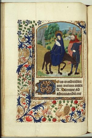 The Flight into Egypt: Mary, St. Joseph and the Christ-child on their way