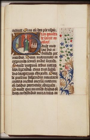 St. Nicholas, Bishop of Myra, and the three children in the tub