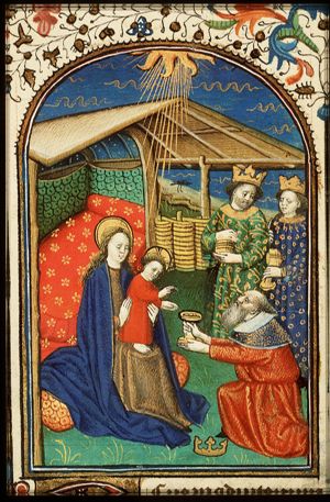 The adoration of the Christ-child by the Magi