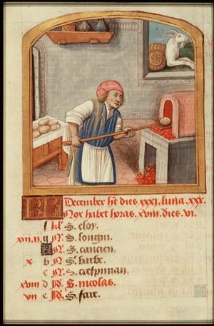 December: a baker; Capricorn