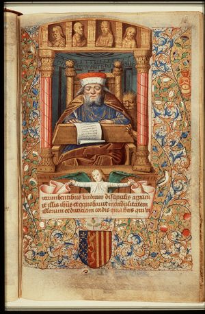 The Evangelist St. Mark with his symbol the lion
