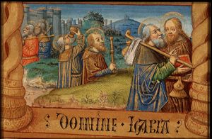 The apostles depart in all directions to evangelize the nations