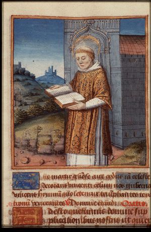 St. Vincent of Saragossa holding a book