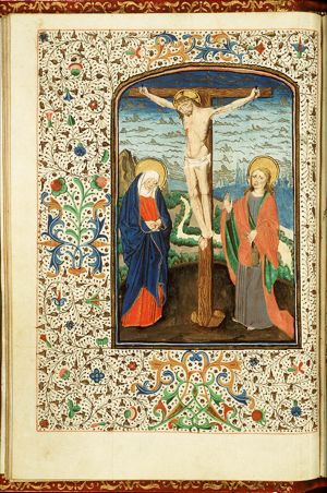 The Crucifixion, with Mary and St. John