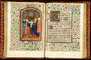 The presentation in the temple: Mary presents the Christ-child to Simeon