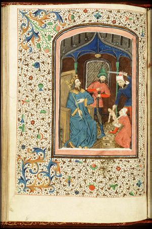 The massacre of the Innocents: Herod's men kill the newborn boys of Bethlehem