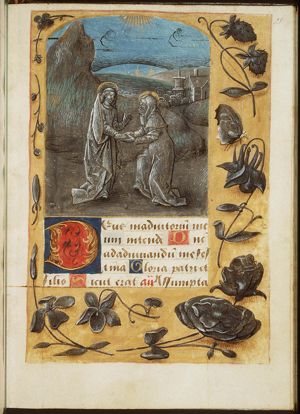 The Visitation: Mary meets St. Elisabeth