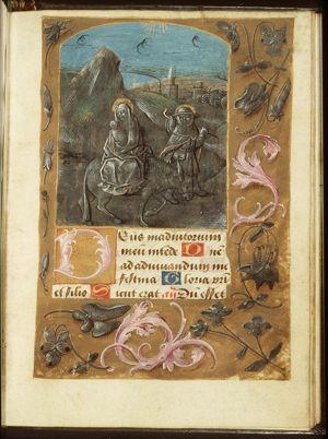 The Flight into Egypt: Mary, St. Joseph and the Christ-child on their way