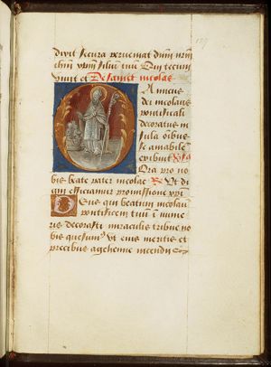 St. Nicholas, Bishop of Myra, with the three children in the tub