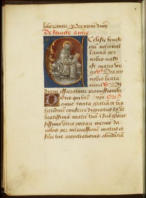 St. Anna teaching Mary to read