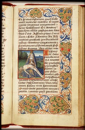 Pietà: Mary mourning the dead Christ