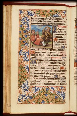 Annunciation of Christ's birth to the shepherds