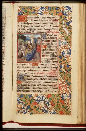 The Flight into Egypt: Mary, St. Joseph and the Christ-child on their way
