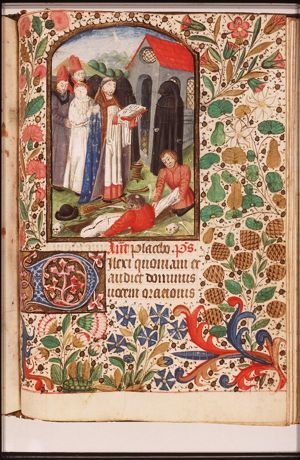 A burial on a graveyard