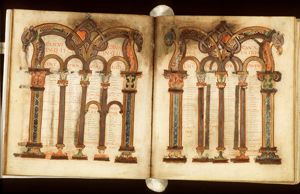 Canontable: table correlating the four Gospels devised by Eusebius of Caesarea