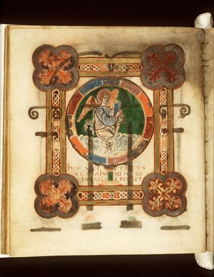 The symbol of the Evangelist St. Matthew: the angel