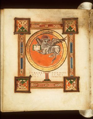 The symbol of the Evangelist St. Luke: the ox