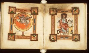 The symbol of the Evangelist St. Luke: the ox
