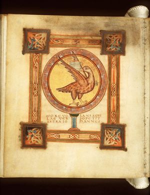 The symbol of the Evangelist St. John: the eagle