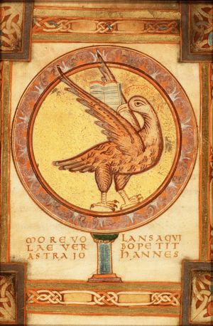The symbol of the Evangelist St. John: the eagle