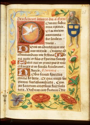 The Holy Spirit as a dove