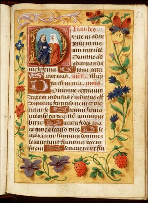 The Visitation: Mary meets St. Elisabeth