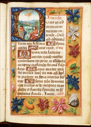 Annunciation of Christ's birth to the shepherds