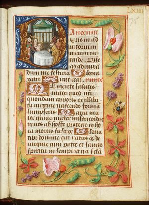 The presentation in the temple: Mary presents the Christ-child to Simeon