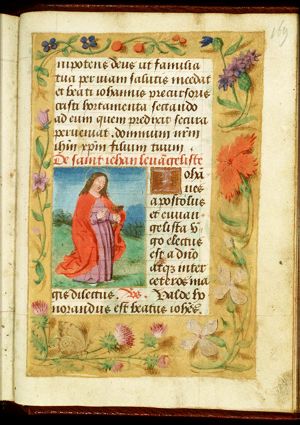 The Evangelist St. John holding the poisoned chalice