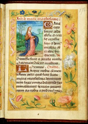 St. Mary Magdalene holding a jar of ointment