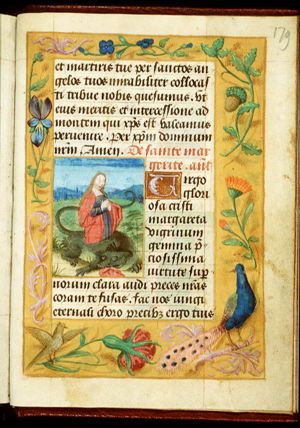 St. Margaret of Antioch emerging from the dragon