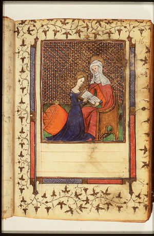 St. Anna teaching Mary to read