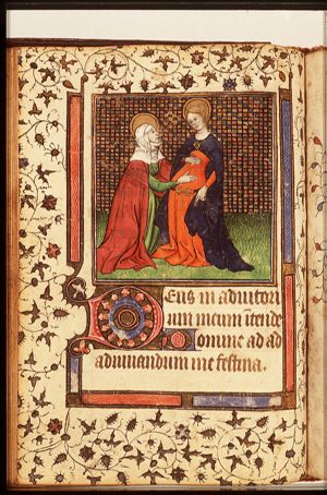 The Visitation: Mary meets St. Elisabeth