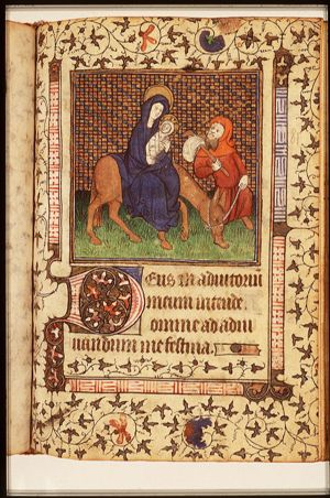 The Flight into Egypt: Mary, St. Joseph and the Christ-child on their way