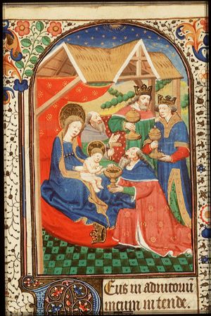 The adoration of the Christ-child by the Magi